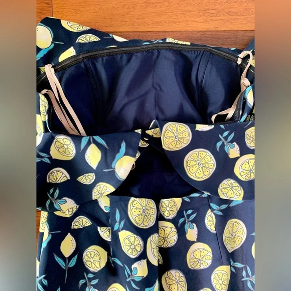 FAME AND PARTNERS Sasha Off the Shoulder Lemon Dress size 10 - Picture 11 of 16